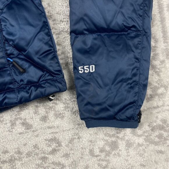 North Face Down Jacket Puffer Women's 550 Down Midnight Blue Size Small - Picture 3 of 5